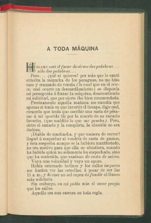 A toda máquina