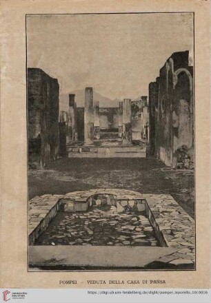Pompei - Veduta della Casa di Pansa
