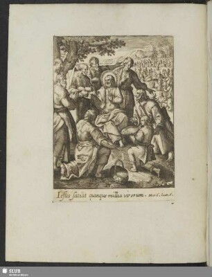 Ioah. 6. Jesus speiset das Volck mit Funff Gersten-Brodt