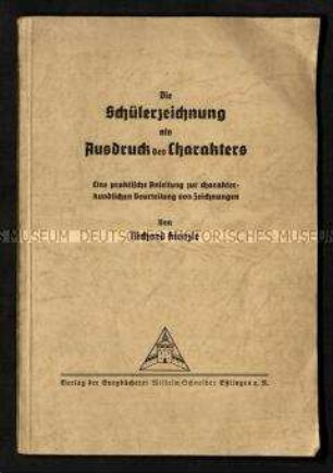 Veröffentlichung einer Lehrerhochschule als Anleitung zur Beurteilung von Zeichnungen