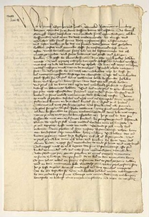 Die Ratsmannen Hinrik Erpensen und Jacob Schomaker beglaubigen das Testament des Bürgers Hinr. Medingk.