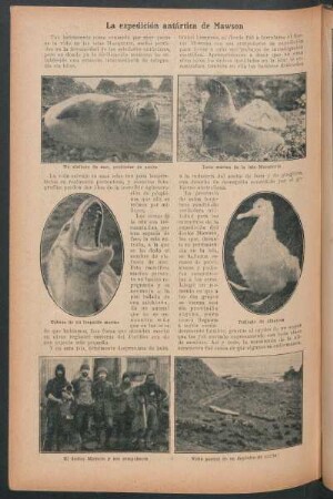 La expedición antártica de Mawson