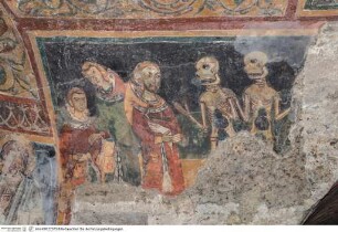 Freskenzyklus mit Christus und Heiligen, Triumph des Todes