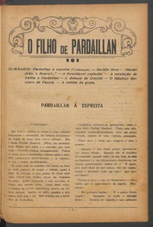 Pardaillan á espreita (Continuação)