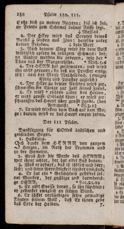 138-155, Psalm 111 - 120.