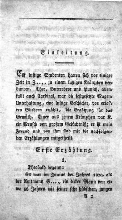 Erste Erzählung