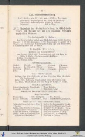 XVI. Gewerbeverwaltung.