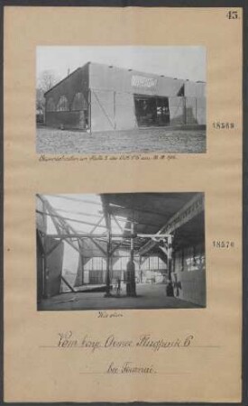Sturmschaden an Halle I des Armeeflugparks