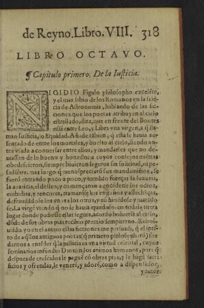 Libro octavo.