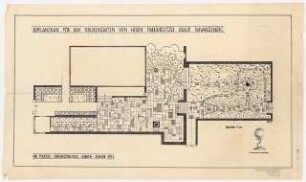 Garten Friedrich Emil Krauß, Schwarzenberg: Pflanzplan Staudengarten 1:100