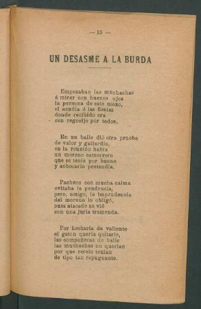 Un desasme a la burda