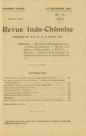 15 Décembre 1907. No 71