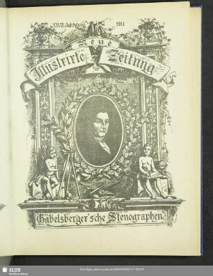 28.1911+Index: Neue illustrierte Zeitung für Gabelsbergersche Stenographen