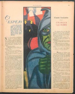 El espejo : Cuento fantástico por Charles van Horn