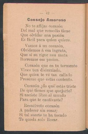 Consejo amoroso