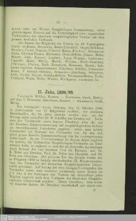 11. Jahr, 1898/99