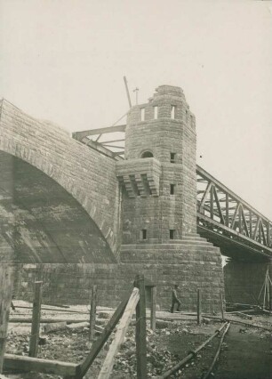 Rheinbrücke Engers, Deutschland, 1917