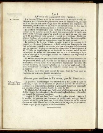 Procédé pour améliorer de Blé avarié