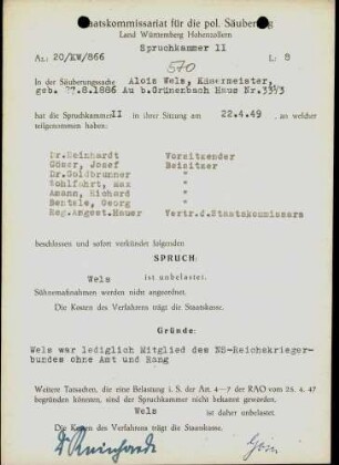 Wels, Alois
