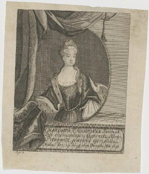 Bildnis der Charlotta Christiana Sophia