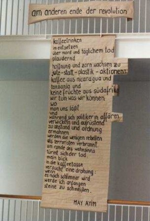 Gedicht von May Ayim