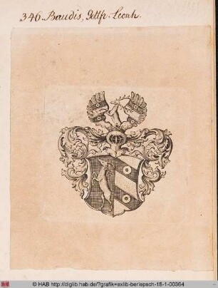 Wappen des Gottfried Leonhard Baudis