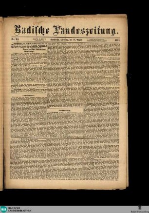 Badische Landes-Zeitung