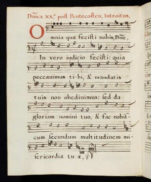 60v - 61r Omnia quae fecisti nobis Domine