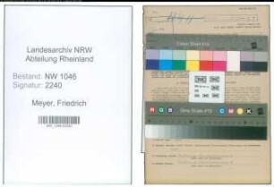 Entnazifizierung Friedrich Meyer , geb. 29.08.1902 (Maurermeister)