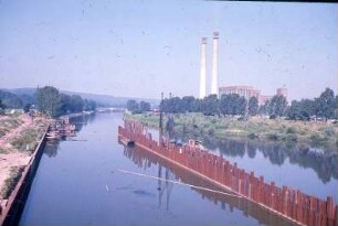 Deizisau, unterer Vorhafen, flussabwärts