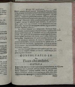 Consultatio IV de Fluore albo muliebri