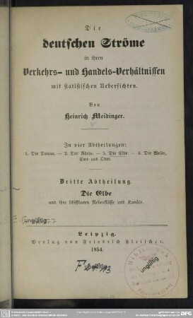3: Die Elbe und ihre schiffbaren Nebenflüsse und Kanäle