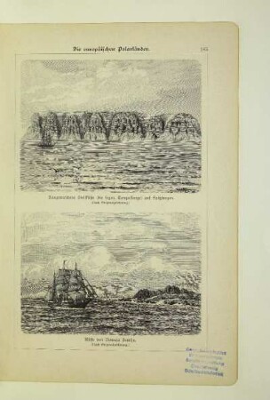 Ausgewachsene Steilküste (die sogen. Tempelberge) auf Spitzbergen