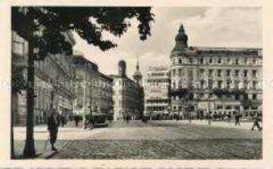 Ansicht einer Straße in Brünn