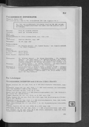 Fachbereich Informatik