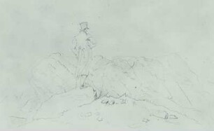 Wanderer auf dem Gipfel