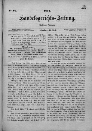 No. 16. 19. April 1874