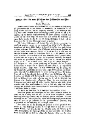 Einiges über die neue Methode des Zeichen-Unterrichtes