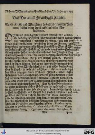 Das Drey und Zwantzigste Capitel.