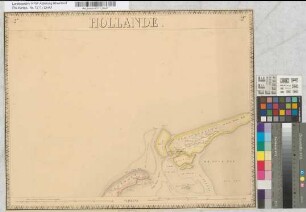 Nouvelle Carte de la Hollande, d'apres Krayenhoff et les meilleures cartes connues. 24 feuilles. Etablissement Géographique de Bruxelles, Fondé par Ph. Vander Maelen. Blatt 2. Vlieland