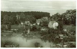 Postkarte, Lagow (Łagów)