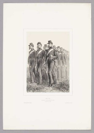 Artilleurs, Blatt 16 der Folge "Expédition et siège de Rome"