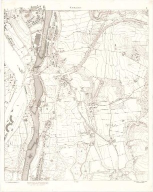Fischer, Theodor; Kempten / Allgäu (Bayern); Generalbaulinienplan - Lageplan