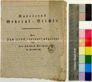 Napoleons General-Beichte, 1824