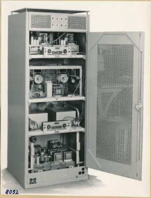 Bildsender-Schrank, geöffnet, Foto 1953