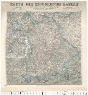 Karte des Königreichs Bayern : nach seiner neuesten Eintheilung