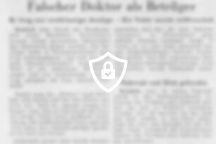 Falscher Doktor als Betrüger
