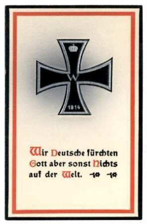 Serie 1151: Wir deutsche fürchten ...