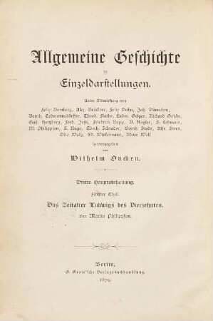 Das Zeitalter Ludwigs des Vierzehnten