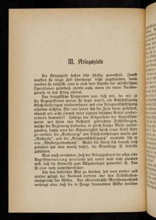 22-29, III. Kriegsziele